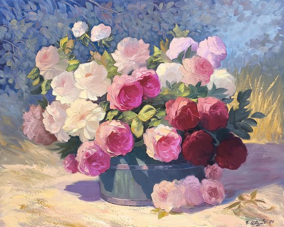 Roses in Morning Light