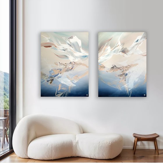 Gift From Above Diptych