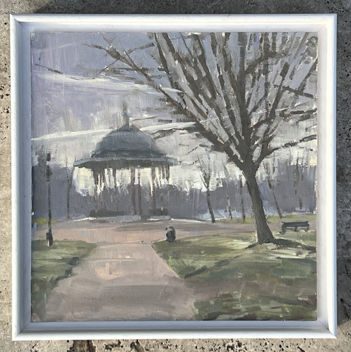 Clapham Common winter by Louise Gillard