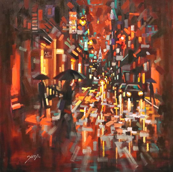 A Rainy Day in Soho