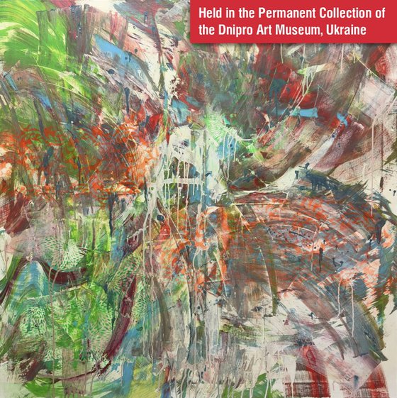 DIALOGUE. 130x130cm / 51,18 Х 51,18 inch