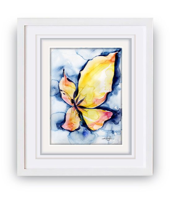 Butterfly Fantasy No. 3 - Abstract Butterfly Watercolor Painting