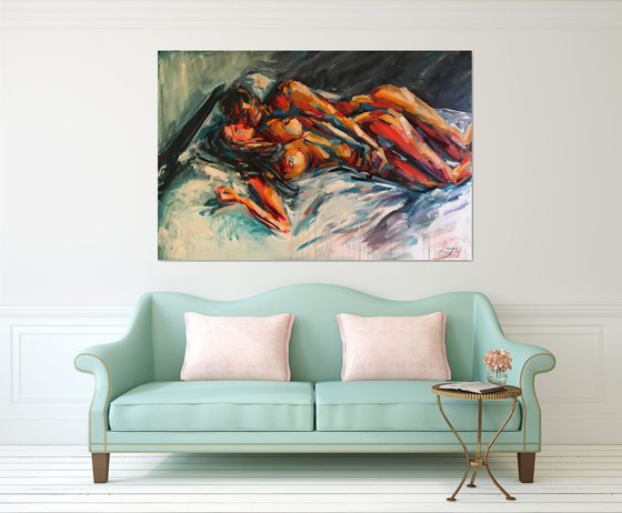 Intimately yours - EXTRA LARGE PAINTING