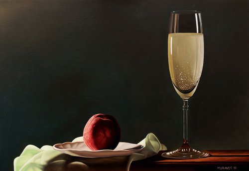 Peach and Champagne by Dietrich Moravec