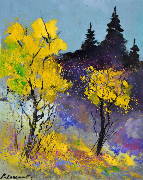 Two yellow trees - 453190