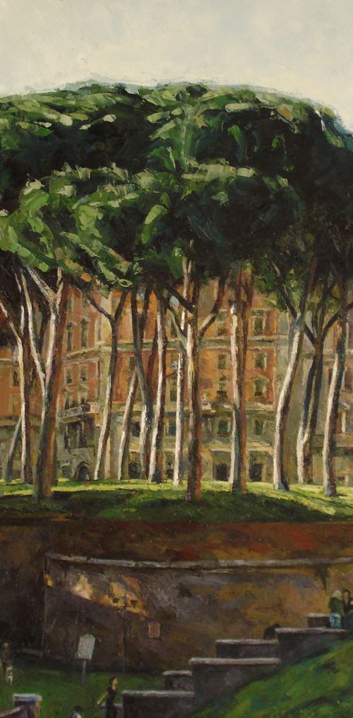 Evening in Rome, St. Angelo by Natalia Sidorina