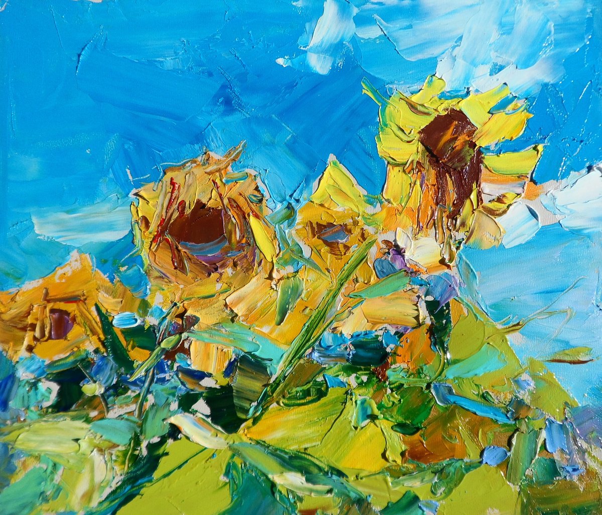  Sunflowers by Yehor Dulin