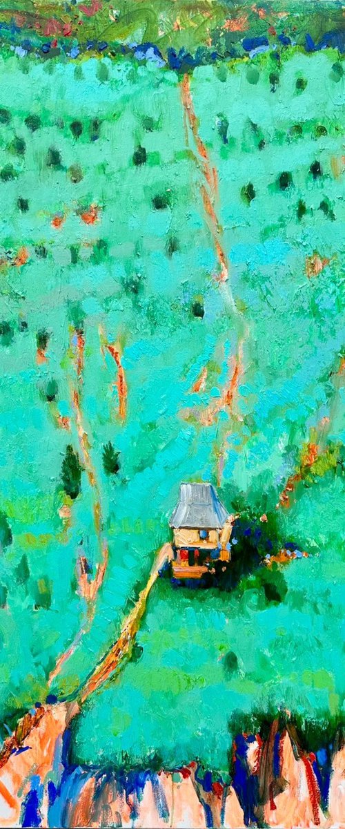 The House in the Sea of Green by Khanlar Asadullayev