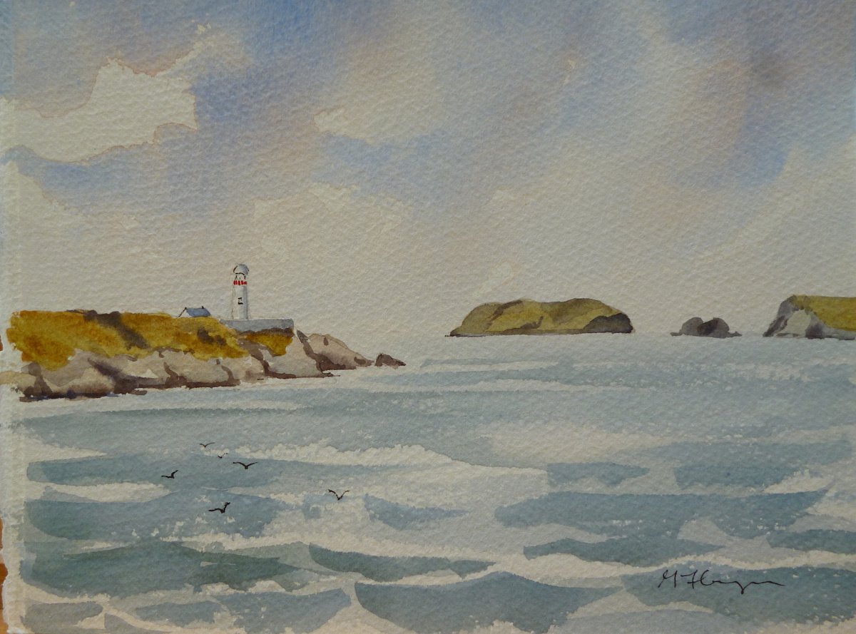 Ballyglass Lighthouse II by Maire Flanagan