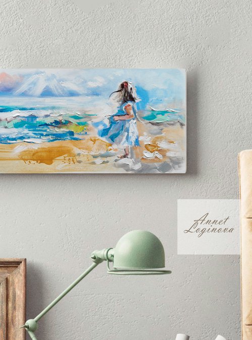 Ocean painting, sea art by Annet Loginova