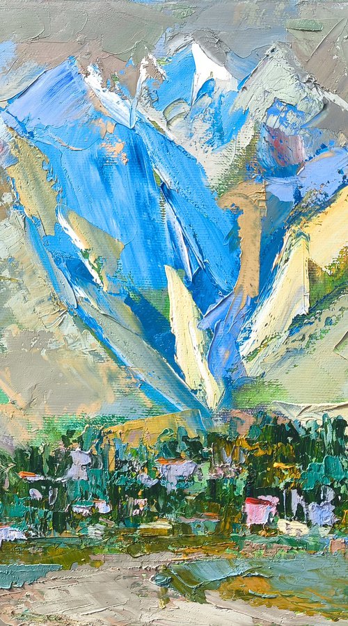 Village Beneath the Peaks by Sergey Arustamyan