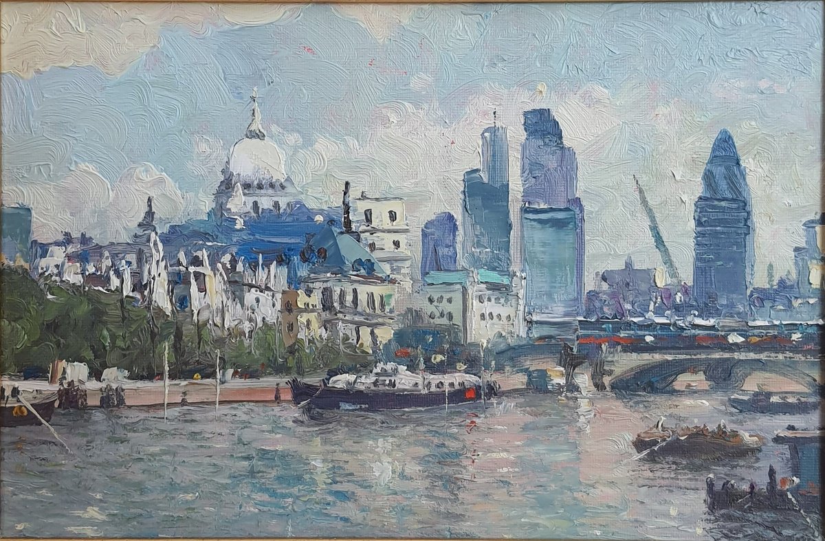 London and the Thames by Roberto Ponte