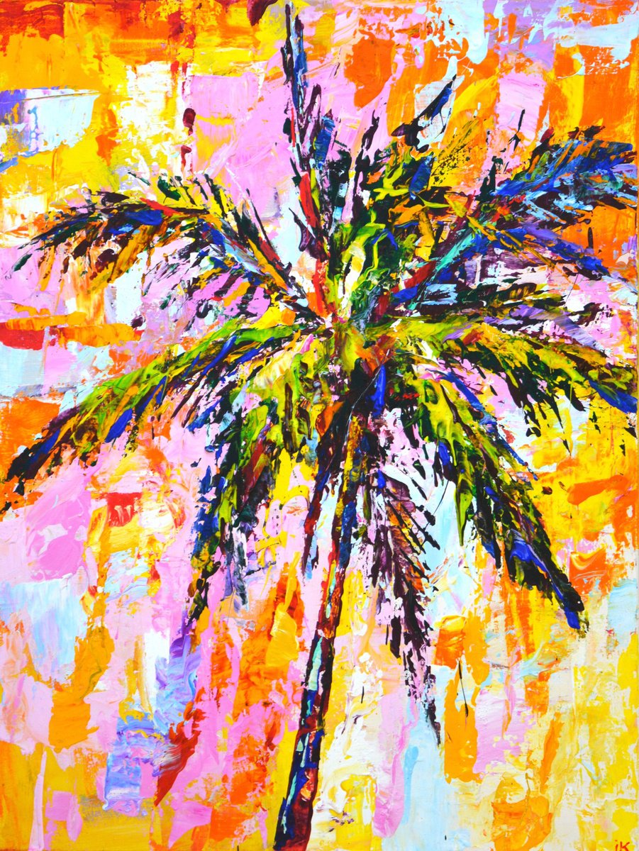 Palm. The sun. by Iryna Kastsova
