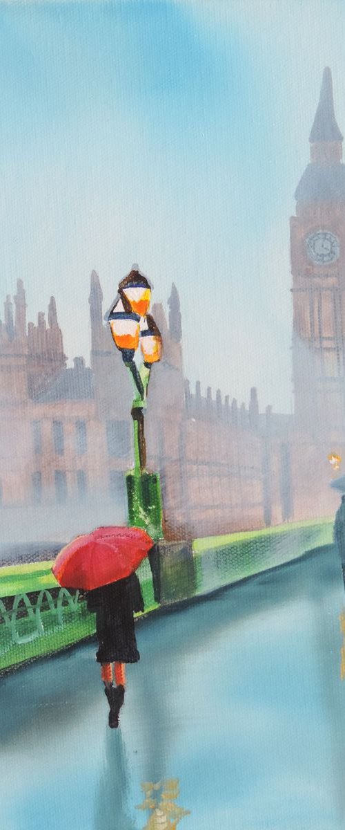 Rainy day in London by Gordon Bruce