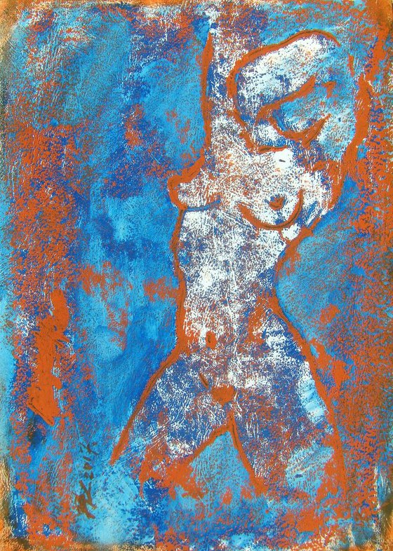 Nude monotype # 34