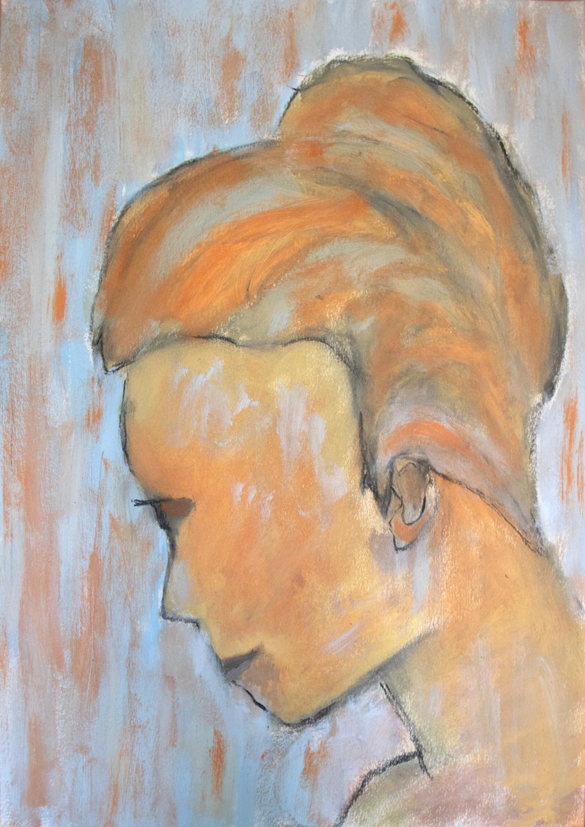 Study of a woman portrait LXXI by Paola Consonni