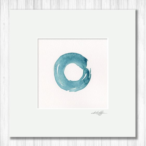Enso Serenity 79 - Enso Abstract painting by Kathy Morton Stanion