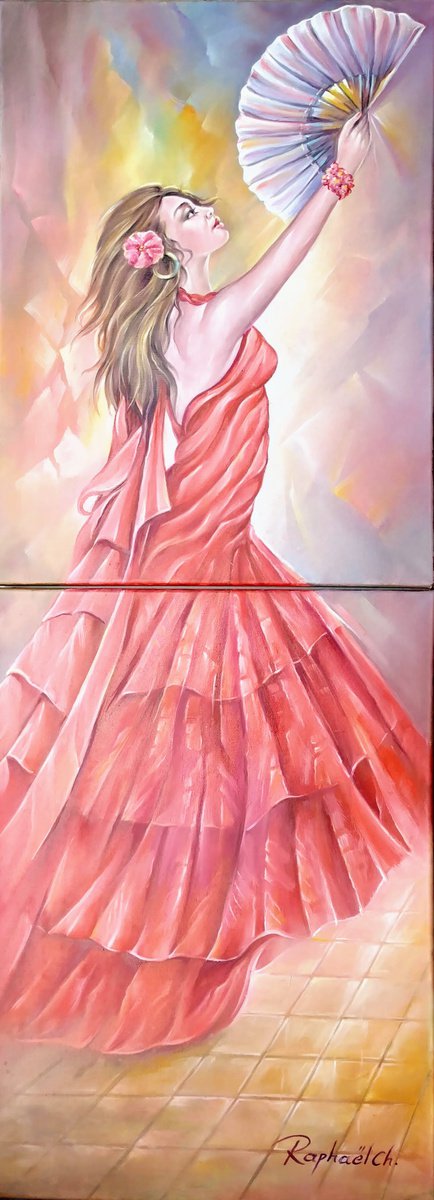 The Flamenco Dancer (2 pieces) by Raphael Chouha