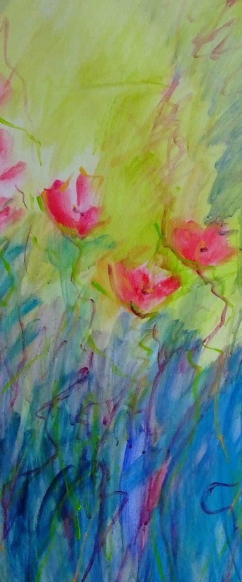 Blooming Flower Garden by Marina Krylova