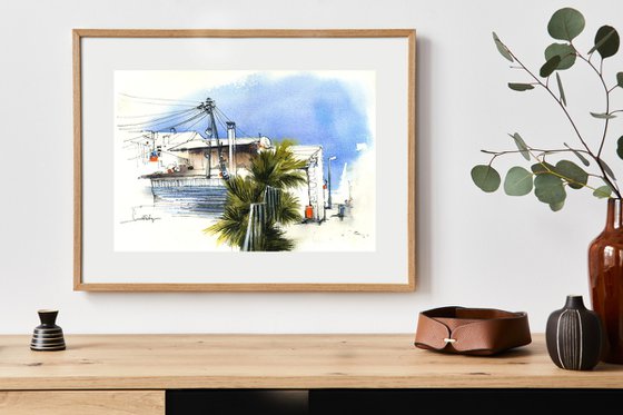 Blue Sky of Middle East