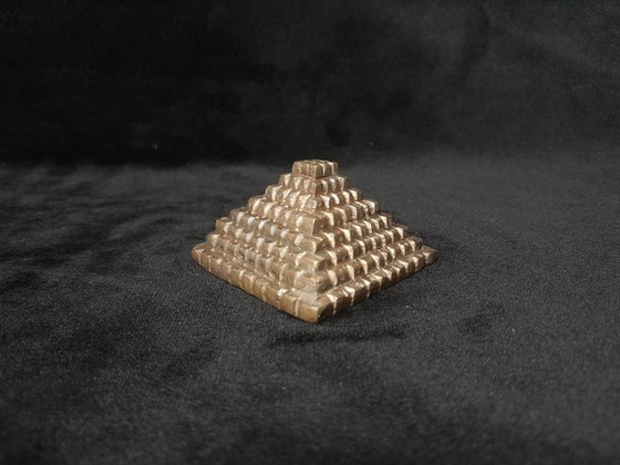 Solid Bronze Pyramid