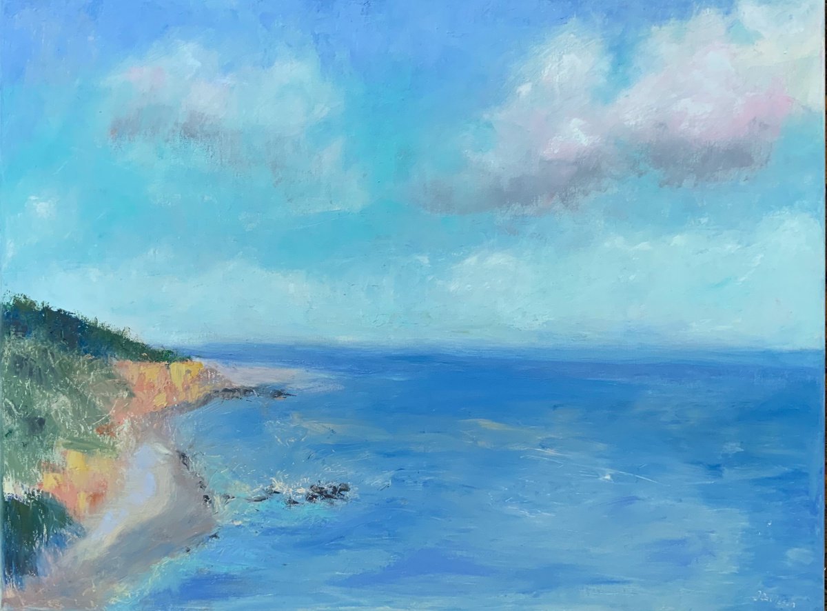 Cliffside, Beach by Jessica Davidson