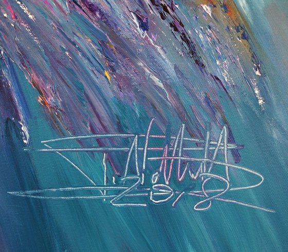 Slim: Turquoise Abstraction 1