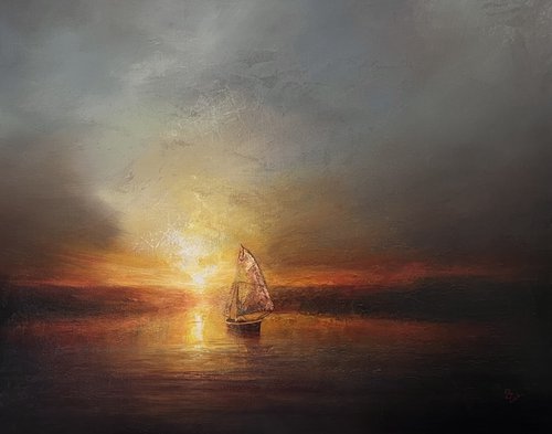 Sailing into a new day by Ivan  Grozdanovski