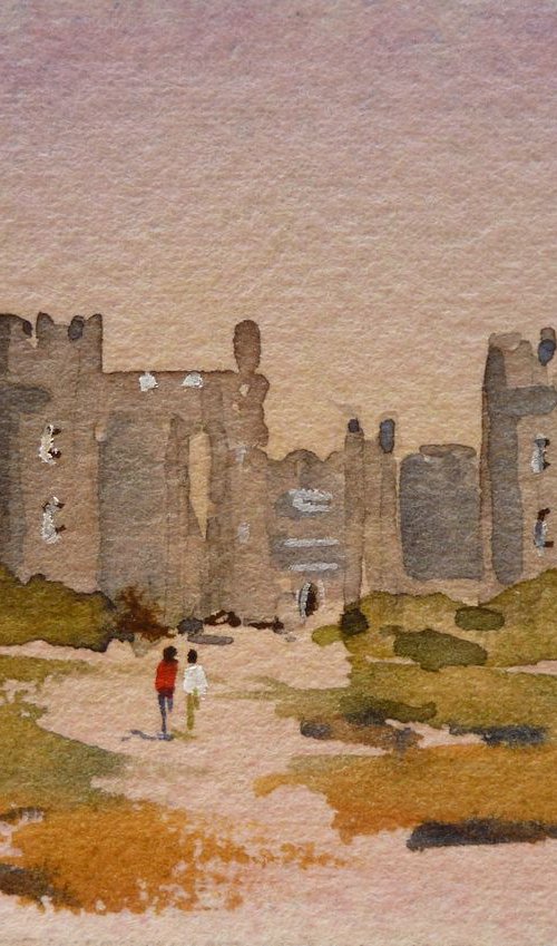 Walking at Malahide Castle by Maire Flanagan