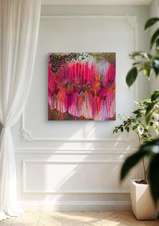 Pink wonder butterflies