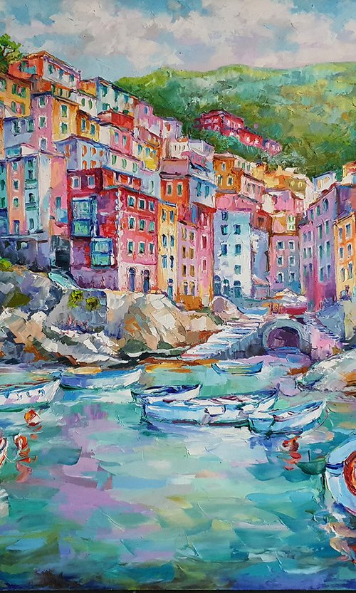 Riomaggiore - the magic of the Cinque Terre by Viktoria Lapteva