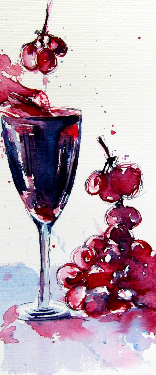 Wine and grapes by Kovács Anna Brigitta