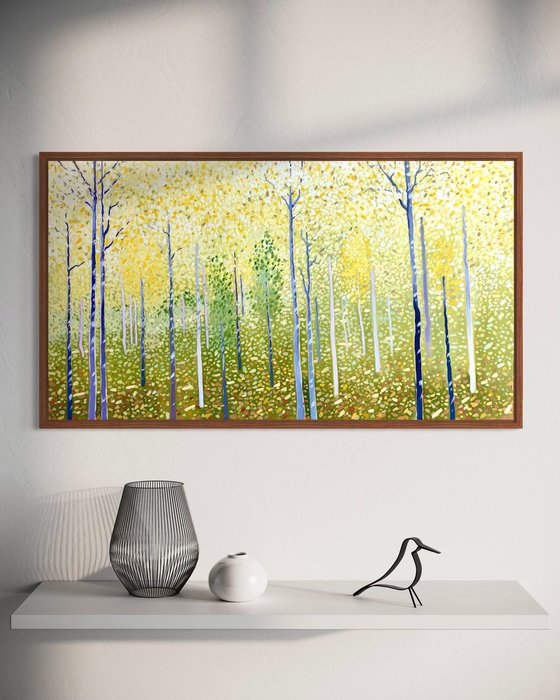 Yellow birches