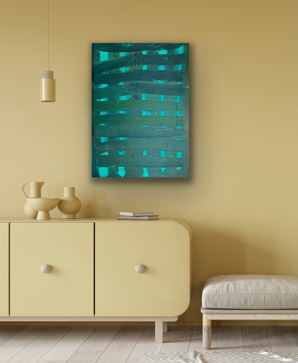 50x70 cm - Abstract painting. Minimalist painting. Abstract art 108. Abstraction. Contempo... by Makarova Abstract Art