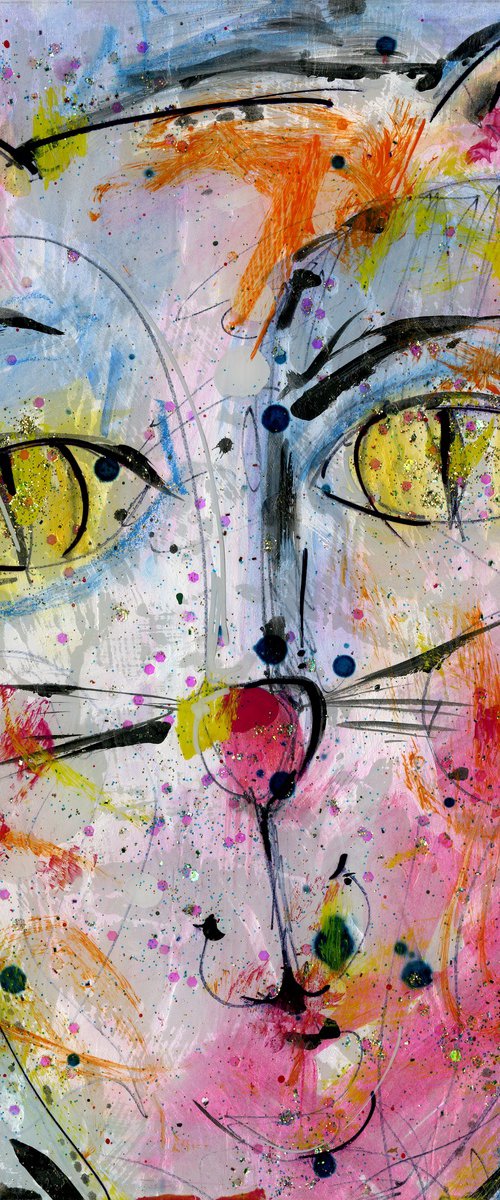 Doodle Kitty 4 by Kathy Morton Stanion