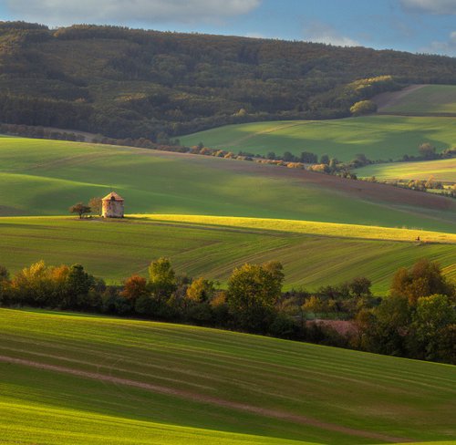 Mill of Kunkovice in fall by Pavel Oskin