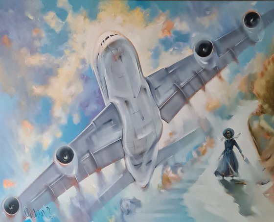,,The girl and the plane,,