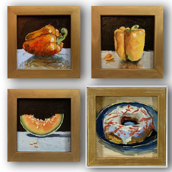 Paprika, Melon,Donu t.