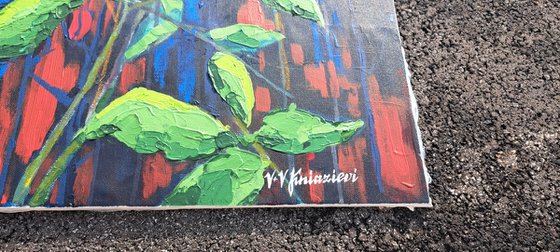 Flowers after summer rain