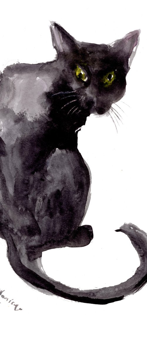 Black cat by Suren Nersisyan