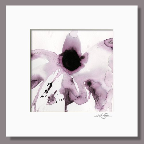 Organic Impressions 720 - Abstract Flower Painting by Kathy Morton Stanion by Kathy Morton Stanion