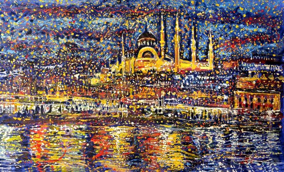 Bosphorus at Starry Night