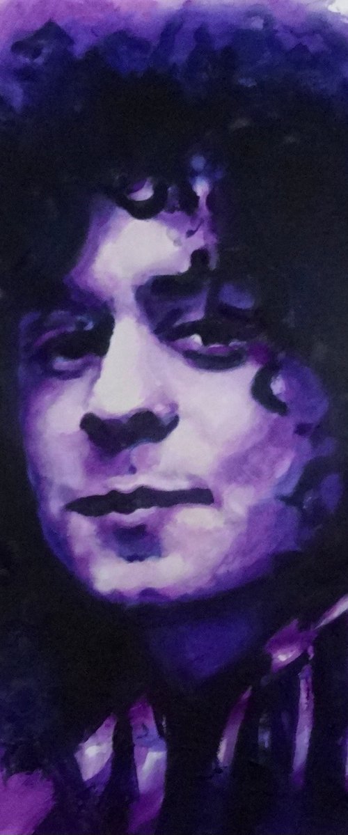 Marc Bolan by Mel Davies Original Art
