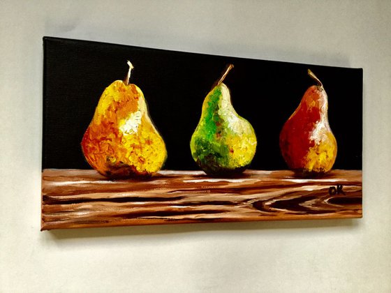 Pears. Still life .