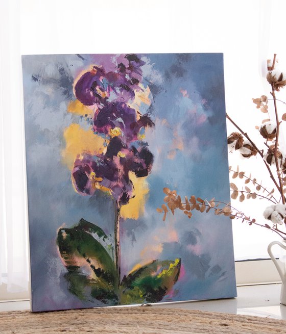 Orchids Oil Painting