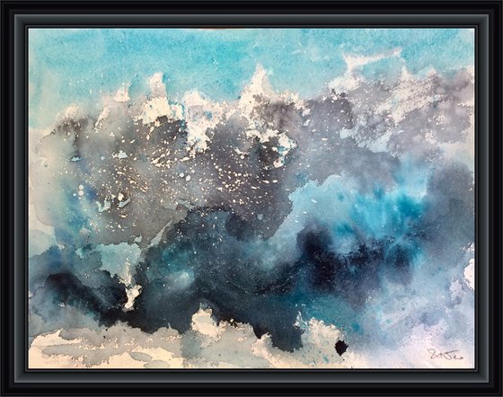 You can't escape the Blues - Abstract Landscape I Seascape