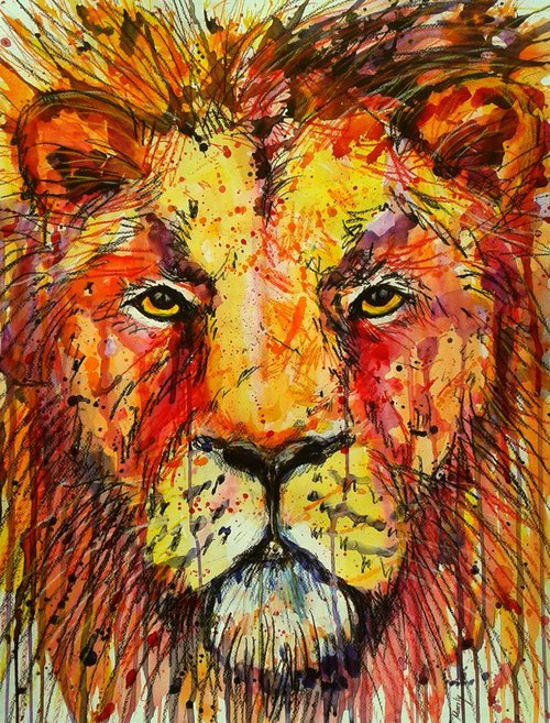 "The Lion" by Marily Valkijainen