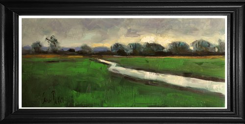 Watery field at Lyminster by Andre Pallat