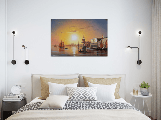 Port -1(60x90cm, oil painting)