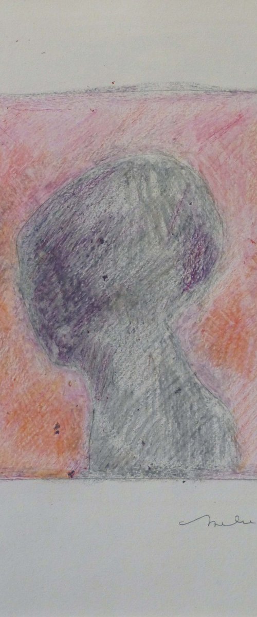 Pencil Portrait in colour 3 by Frederic Belaubre